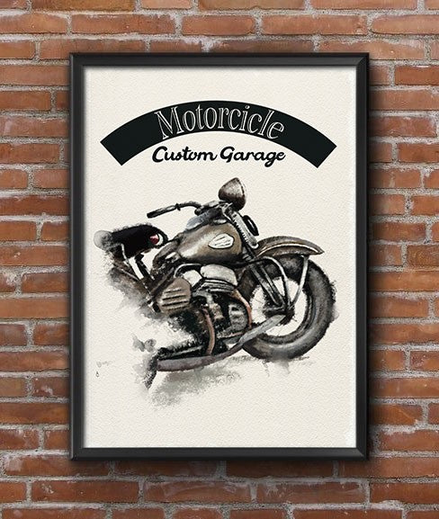 Vintage Motorradrahmen