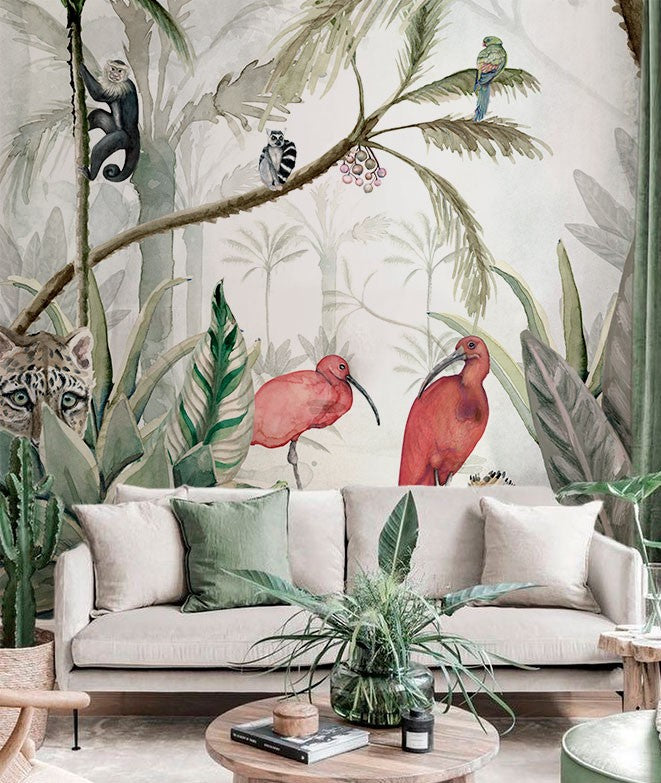 Comprar papel pintado pared tropical garden online