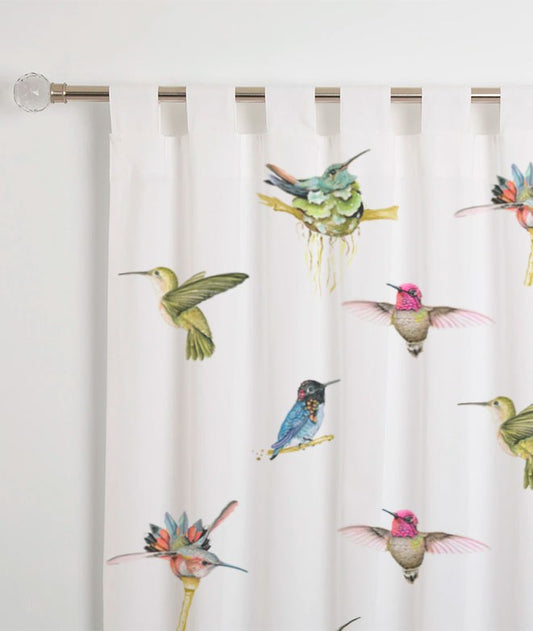 Curtain "HUMMINGBIRDS"