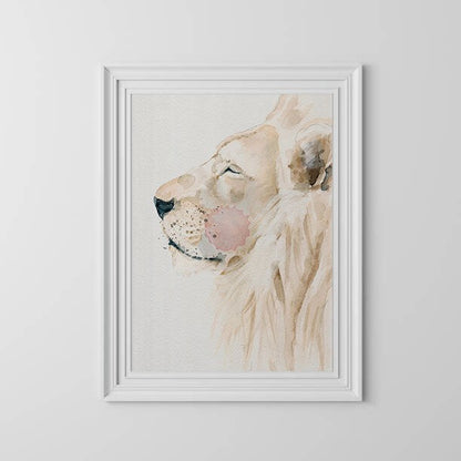AFRICAN LION painting