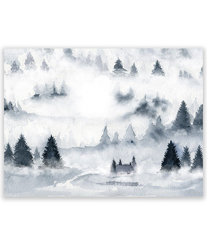 INDIVIDUAL TABLECLOTH "Forest Fog"