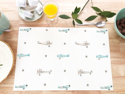 Placemat for children AIRPLANES