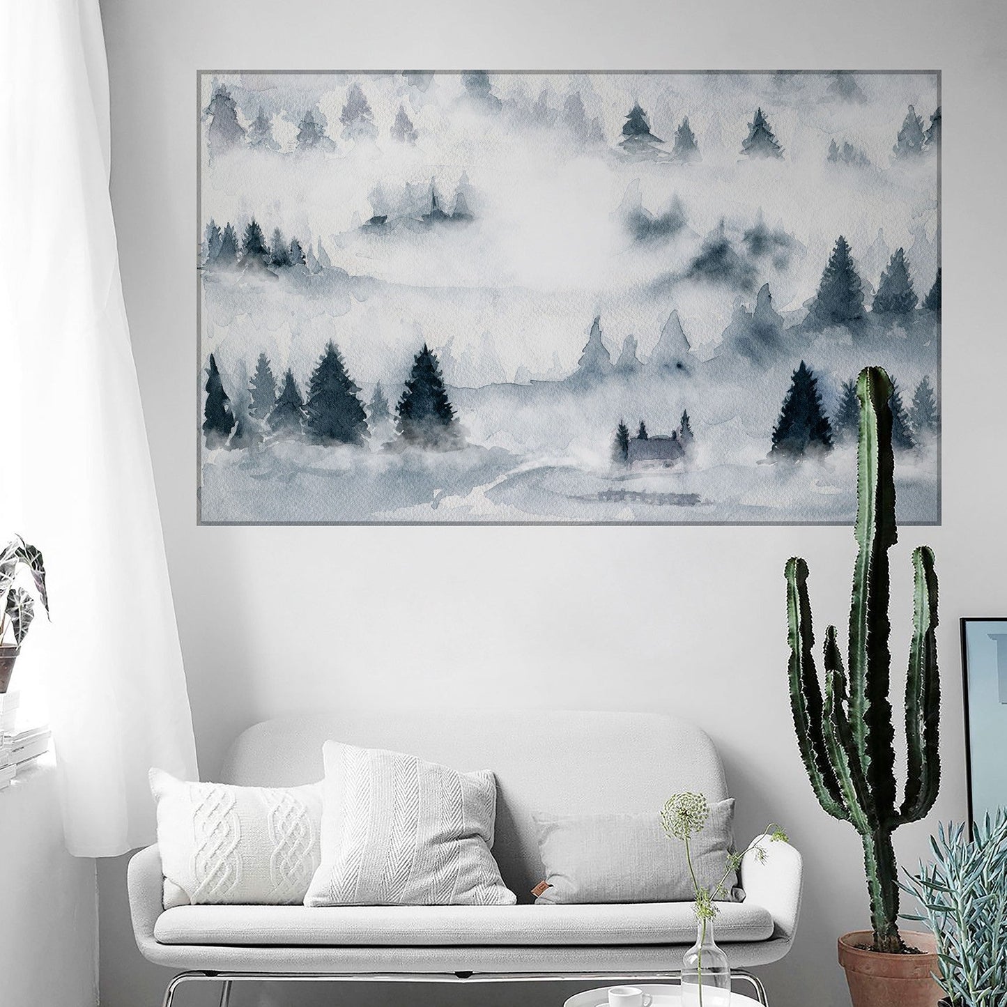 POSTER Foggy forest